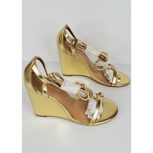 Shoedazzle Rochel Lace Up Wedge Women's Size 8.5